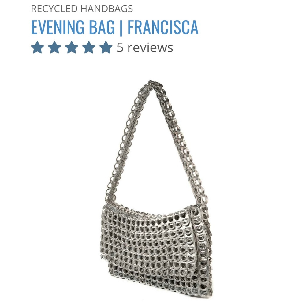 Escama Recycled Aluminum Shoulder Bag